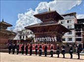 Filming a Bollywood movie scene, Durbar Square, Patan: by krodin, Views[195]