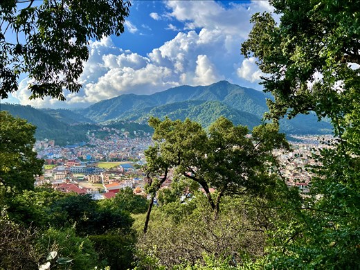 view from Saraswati corner, Swayambhu