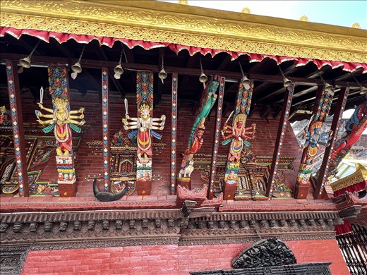 Struts on Shri T.T. Bhawani temple