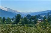 first view of the high mountains on the drive from Kathmandu to the airport: by krodin, Views[277]