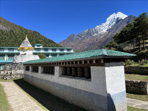 Prayer wheels at Sherpa Museum