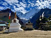 chortens at the top of the trail: by krodin, Views[158]