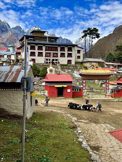 Monastery from the hotel