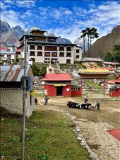 Monastery from the hotel: by krodin, Views[128]