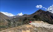 Monk on cell phone behind monastery: by krodin, Views[172]