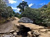 Mani stone on path near Debouche: by krodin, Views[153]