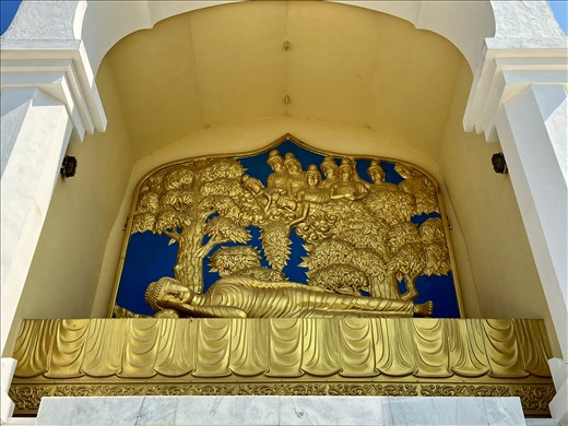 Parinirvana on World Peace Pagoda