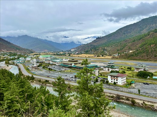 Bhutan's international airport, Paro