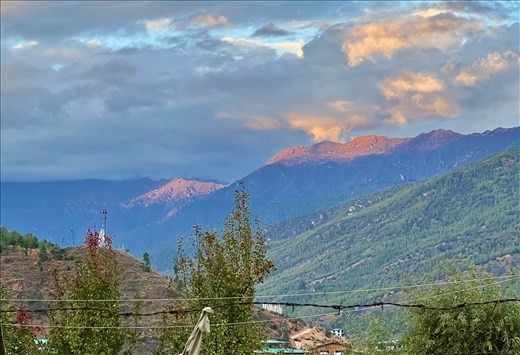 mystical clouds over Paro valley