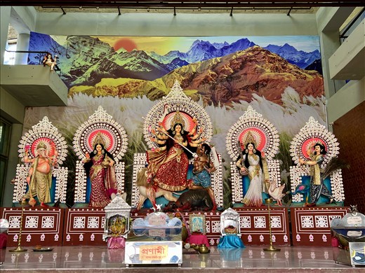 new shrine by Dhakeshwari Temple