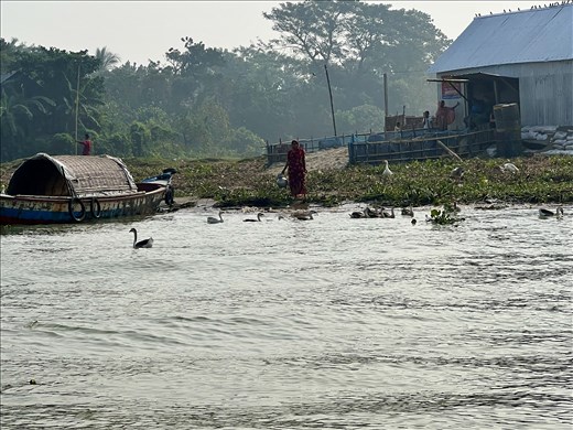 river scenes from the boat