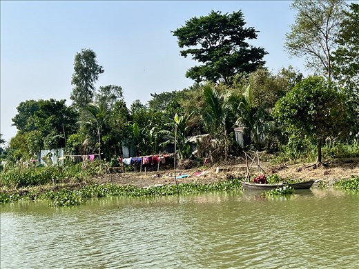 river scene coming near the village