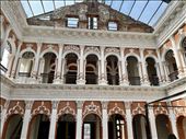 inside Sardarbari Palace showing what it looked like before the restoration on the top and after on the bottom, So. Korea helped with the renovations: by krodin, Views[362]