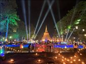 Wat Mahathat in lightshow: by krodin, Views[204]