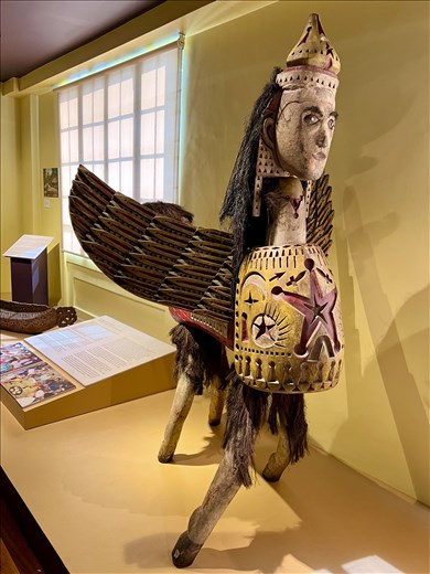 A burraq - the chimara that brought Prophet Mohammad on his night journey to heaven