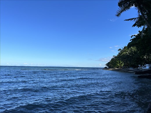 view with higher tide from the hotel