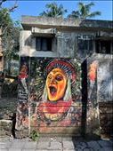 mural on wall in Fort Kochi: by krodin, Views[134]