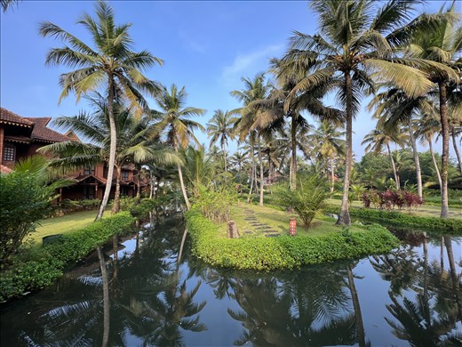 canals at the hotel, Kumarakom