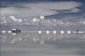 Salar de Uyuni (salt lake) with magical reflections due to rainfall: by krutainis, Views[1016]