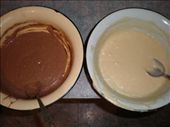 Then put one half of the dough into another bowl and mix it with spoon of cocoa: by ksenya_uki, Views[267]