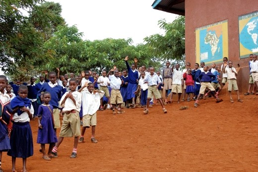 The initiative to drill boreholes for clean water access around schools allows the children more time in the classroom rather than walking long distances to a downstream river on the side of Mt. Kilimanjaro.  