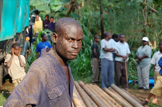 To Drill:

Exasperated by a hards day work of drilling.  This particular well proposed a lot of challenges from the engineering to the drilling. 
