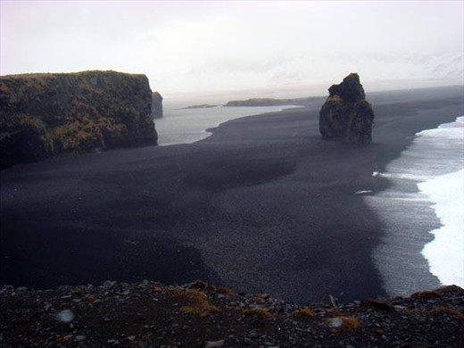 Dyrhólaey black sands beach near Vik