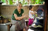The best part of travel for me is the people you meet. I believe anyone you meet can teach you something. Whilst on a tour of the Cewack coffee farm in Bali I met this lady. She was demonstrating how to roast the coffee beans. I found her face very warm and gentle. I think she's beautiful. : by kurst22, Views[624]