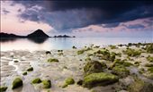 Powerful, enigmatic, green and rocky… the hill battles against the defying sky. : by kuta_lombok, Views[384]