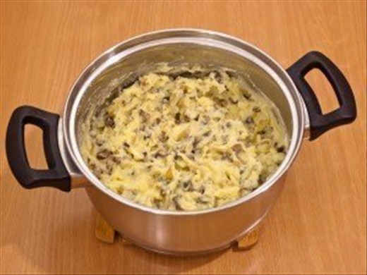 puree with mushrooms