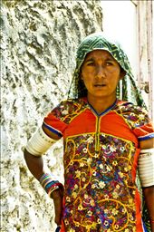 The photo shows a traditionally dressed kutch woman.: by kutch, Views[294]