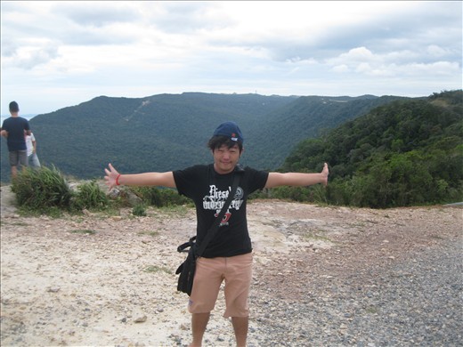 On the uphill of the mountain...in Cambodia 