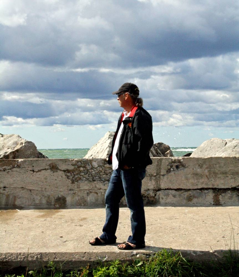 Watching the sky darken, Port Elgin Ontario