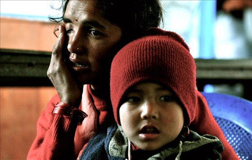 Nepalese mother expresses her emotion about abuse she suffers from her husband.