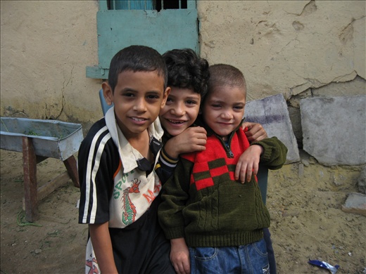 children in old cairo