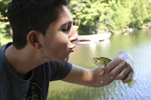 As a child, my father taught me how to fish. It's one of those childhood memories that you keep close to your heart. So when you're able to teach others and carry them into the simple adventures of your life, you appreciate those who gave you those adventures to begin with. 