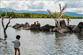 Despite the dangers of swimming here, the lake represents a playground for children during the summer.: by lake_cildir, Views[986]