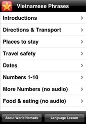 The World Nomads Vietnamese language guide iPhone app is now available for free from the iTunes app store.: by language-guides, Views[3829]