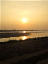 Mekong Sunset in Vientiane: by lani, Views[1853]