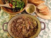 Braised chicken, sausage and lentils: by lauraecurry, Views[285]