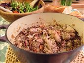 Braised chicken, sausage and lentils: by lauraecurry, Views[235]