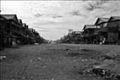 This is the main street of Chong Kneas village at the edge of the Tonle Sap Lake, thirty minutes from Siem Reap. During the rainy season, Chong Kneas is a floating village, full of life and tourists navigating through in barks. The water reaches a few meters, hence the houses built high above the ground. For a community that mostly depends on fishing, it is almost as if life stops during the dry season. : by lauranc, Views[374]