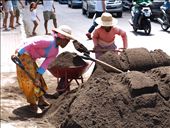 Female road workers in Bali.: by lauraplunkett, Views[422]