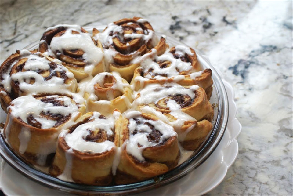 Just added the icing and they are ready to be eaten!