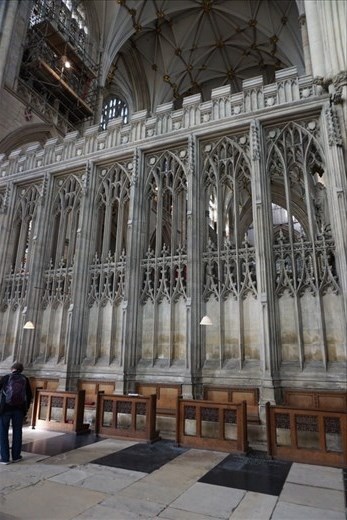 Inner walls of the York Minister