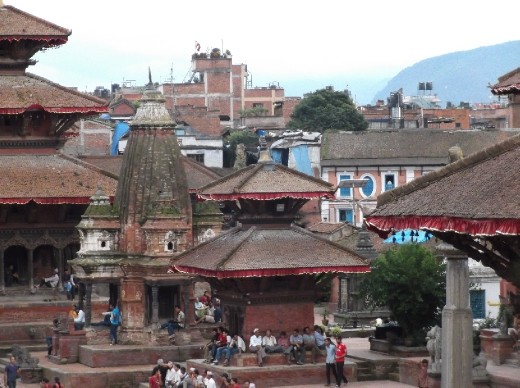 The smaller ( and less hectic) of the 2 Durbar square in Kathmandu.