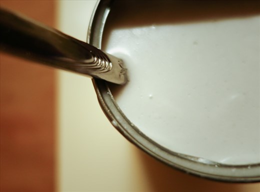 A can of coconut milk.