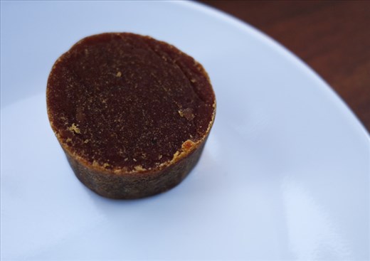 A piece of palm sugar.