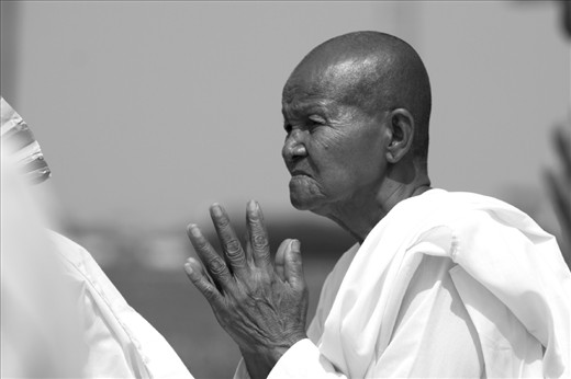 “Human beings make mistakes, so did I.” Norodom Sihanouk. 
He admitted this not only once. Despite of every mistake he made nation loved him so much that many would gave a life for him. Characteristics like charismatic, hero, patriot, role model were commonly used with his name. Nuns came in front of the Royal palace in crowds with monks and thousands of mourning people to pray together for their former leader.
