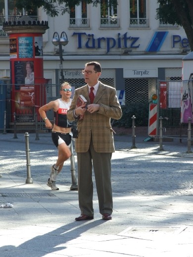 Another passive spectator, stucked in his own moment.